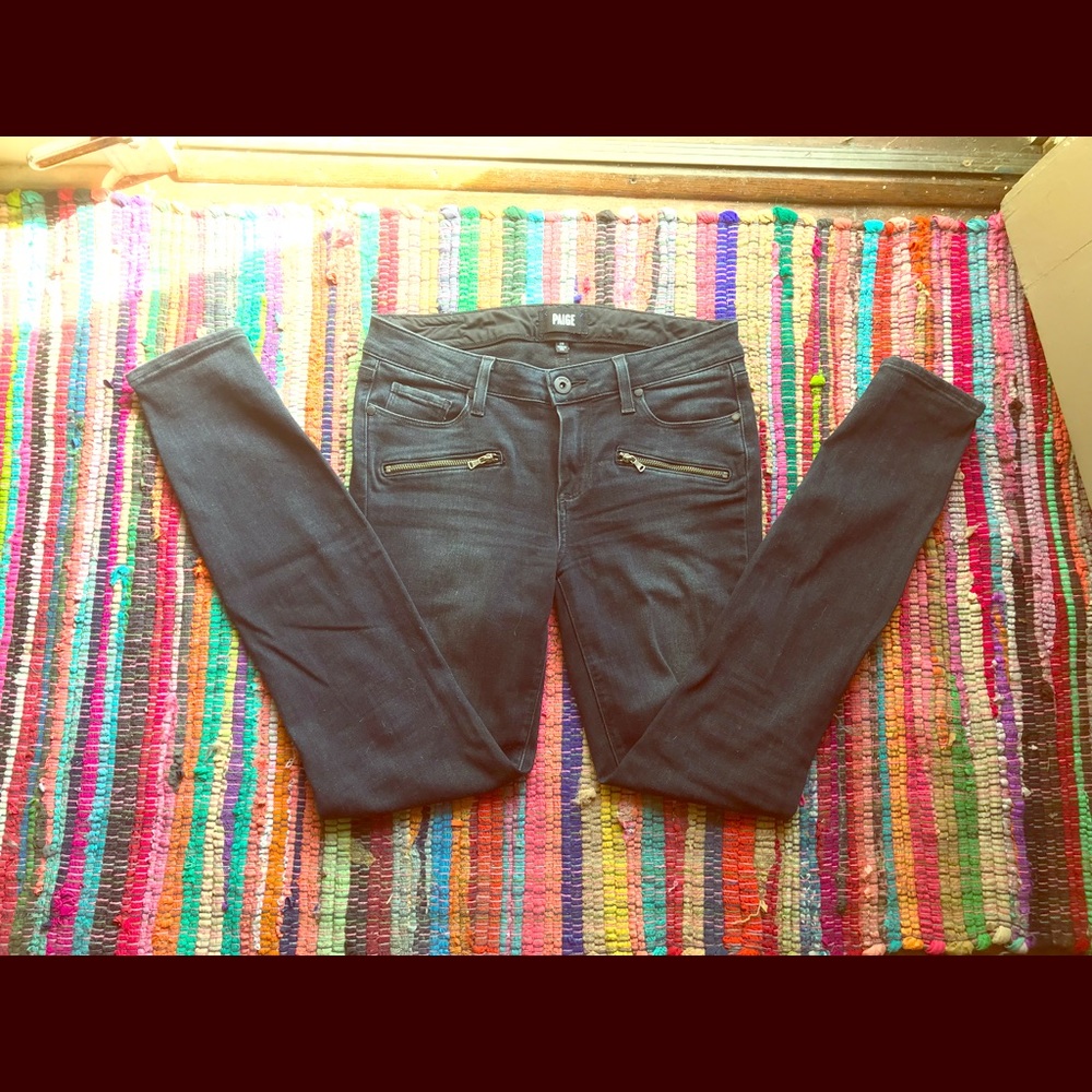 Navy blue Paige jeans